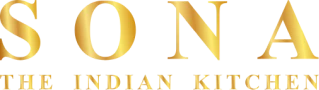Sona the Indian Kitchen Indian Restaurant in Ottawa text logo