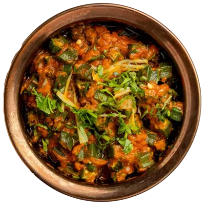 Bhindi Masala, a traditional Indian dish