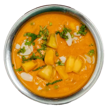 Mango Sabzi, a traditional Indian dish made by Madhuban Indian Cuisine